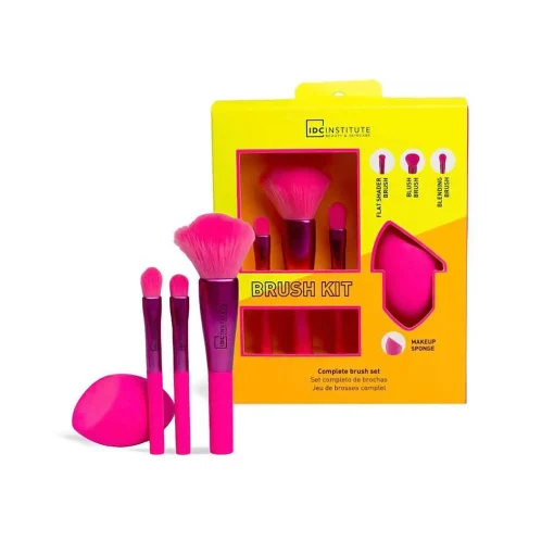 90311a-510x510 IDC Institute Neon Complete Makeup Brush Set 4pcs - Image 1