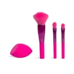 IDC Institute Neon Complete Makeup Brush Set 4pcs - Image 2