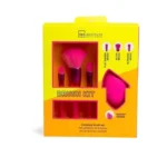 IDC Institute Neon Complete Makeup Brush Set 4pcs - Image 3