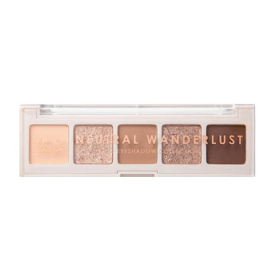 5-Shade-Eyeshadow-Palette-Neutral-Wanderlust-Front_540x MUA 5shade Eye Palette - Image 1